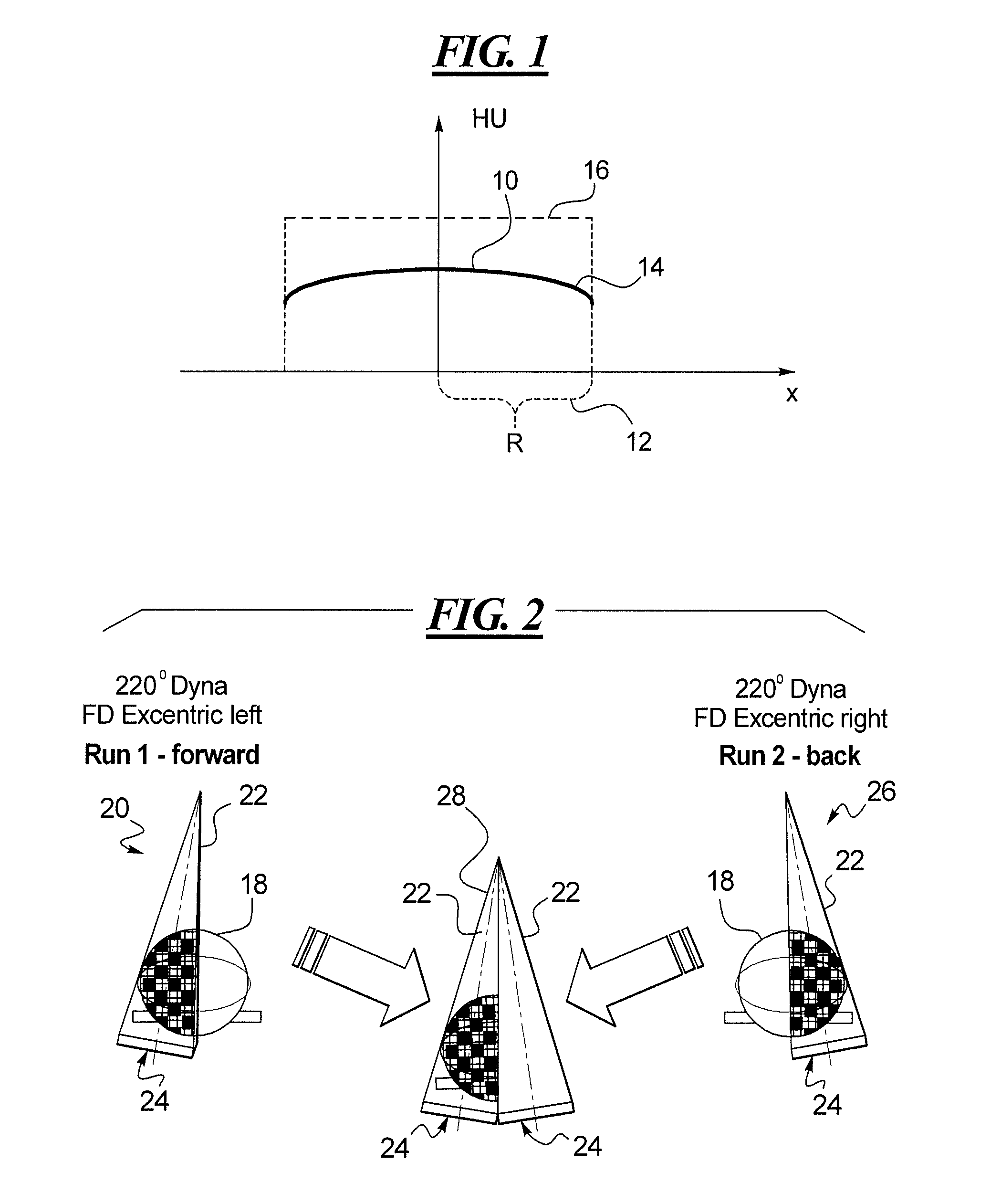 Overexposure correction for large volume reconstruction in computed tomography apparatus
