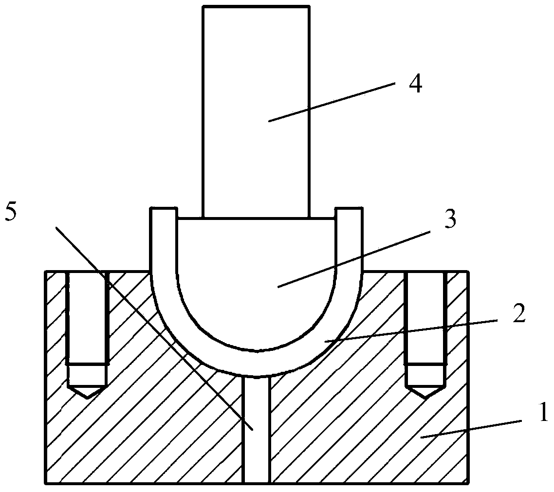 Internal expansion plugging device for cam shaft hole