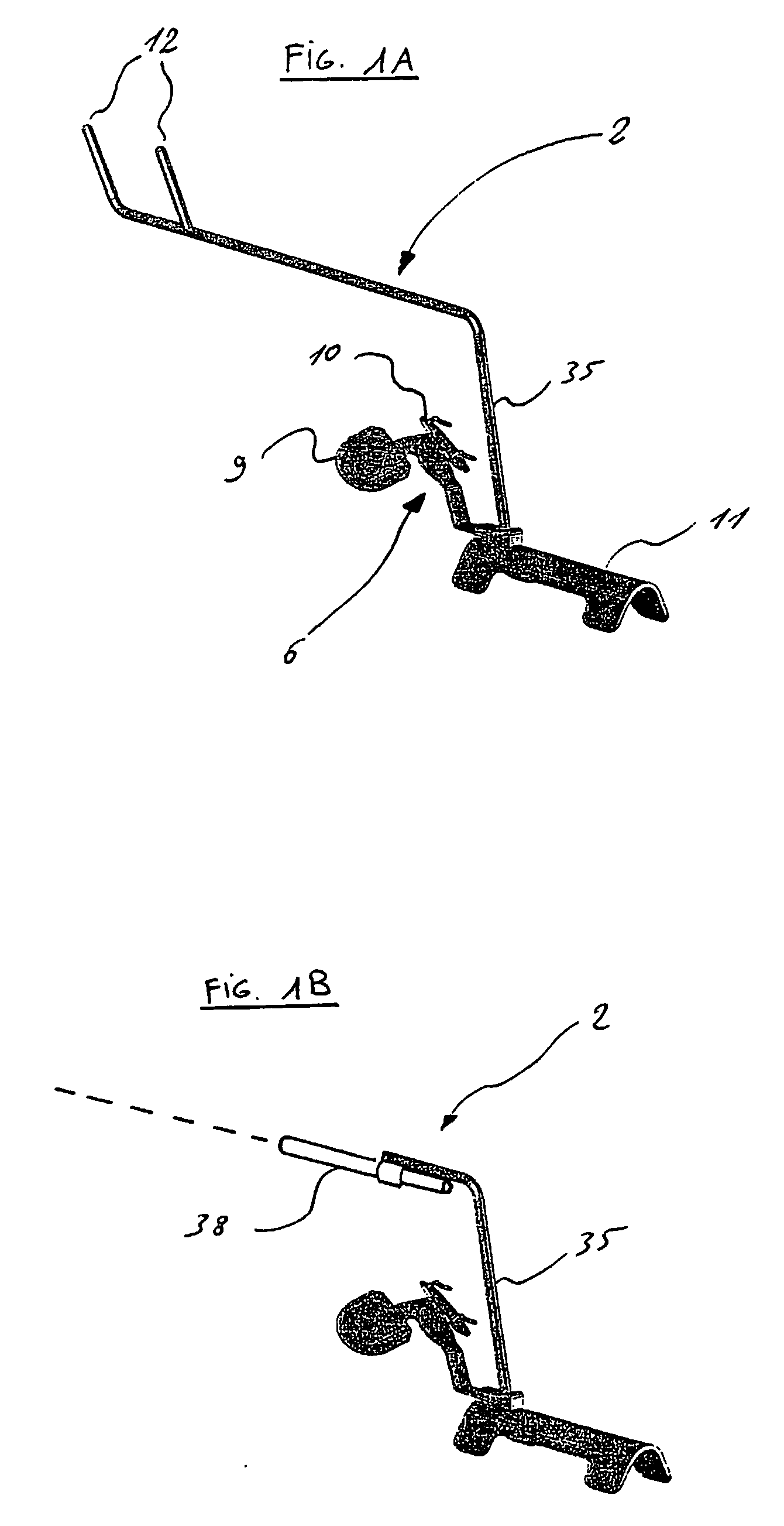 Orientation device for surgical implement