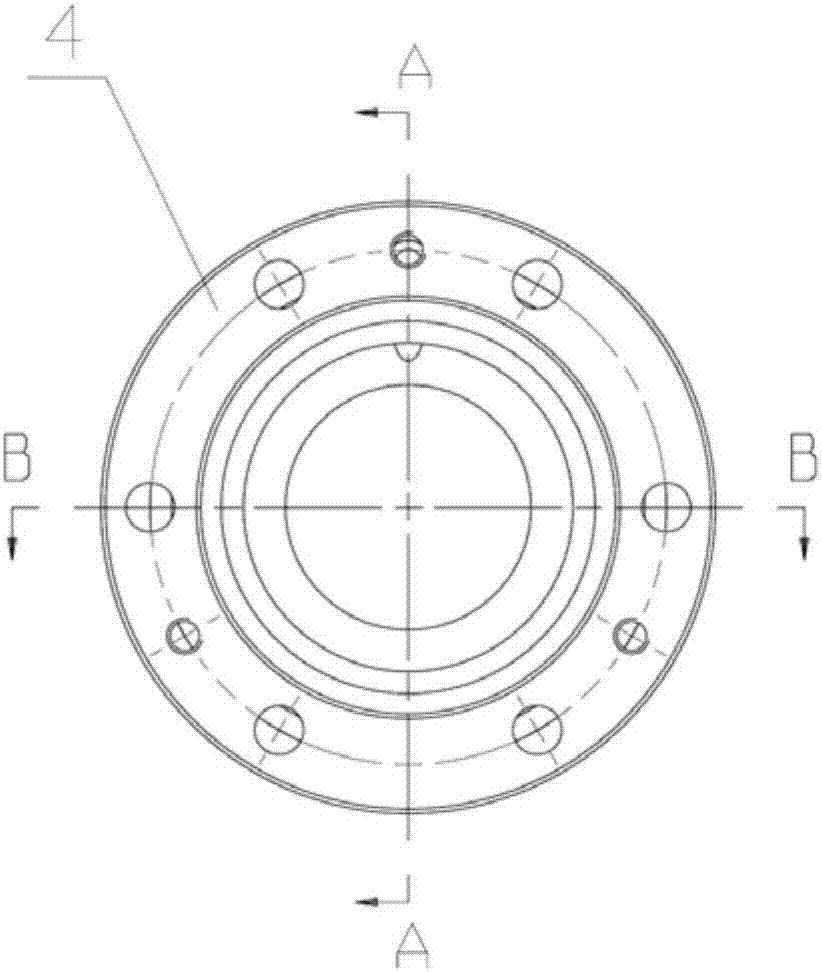 An integrated bearing support structure