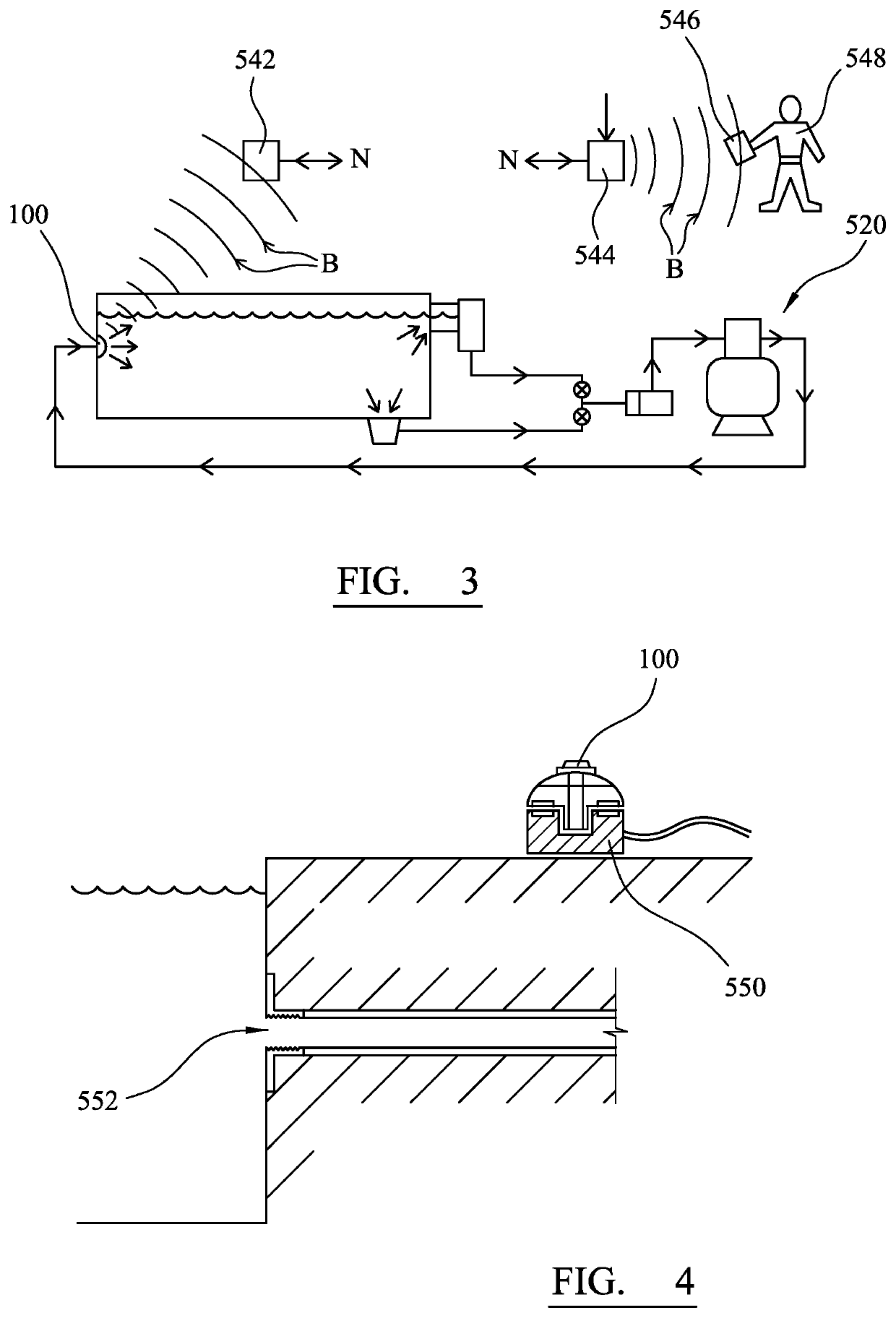 Swimming pool water monitoring device and method