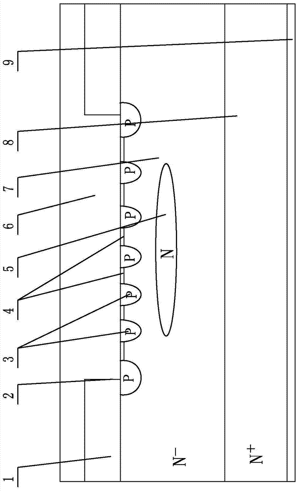 Composite fast recovery diode and preparation method thereof
