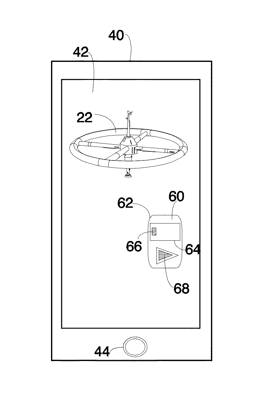 View navigation guidance system for hand held devices with display