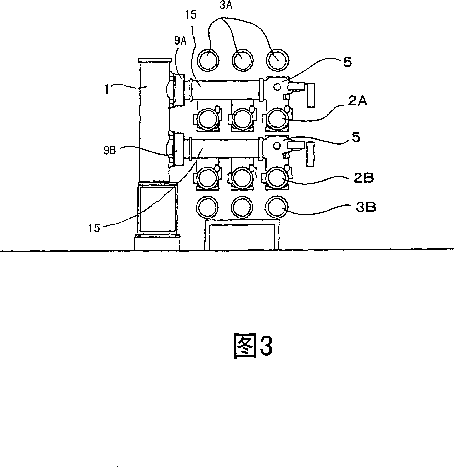 Gas insulation open-close device