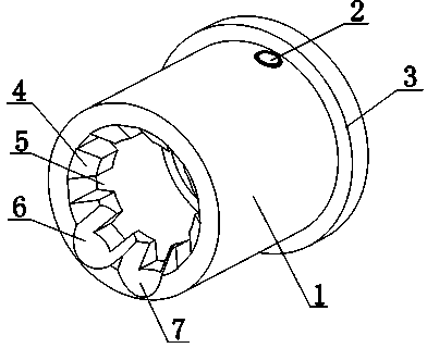 Cylindrical clamping barrel