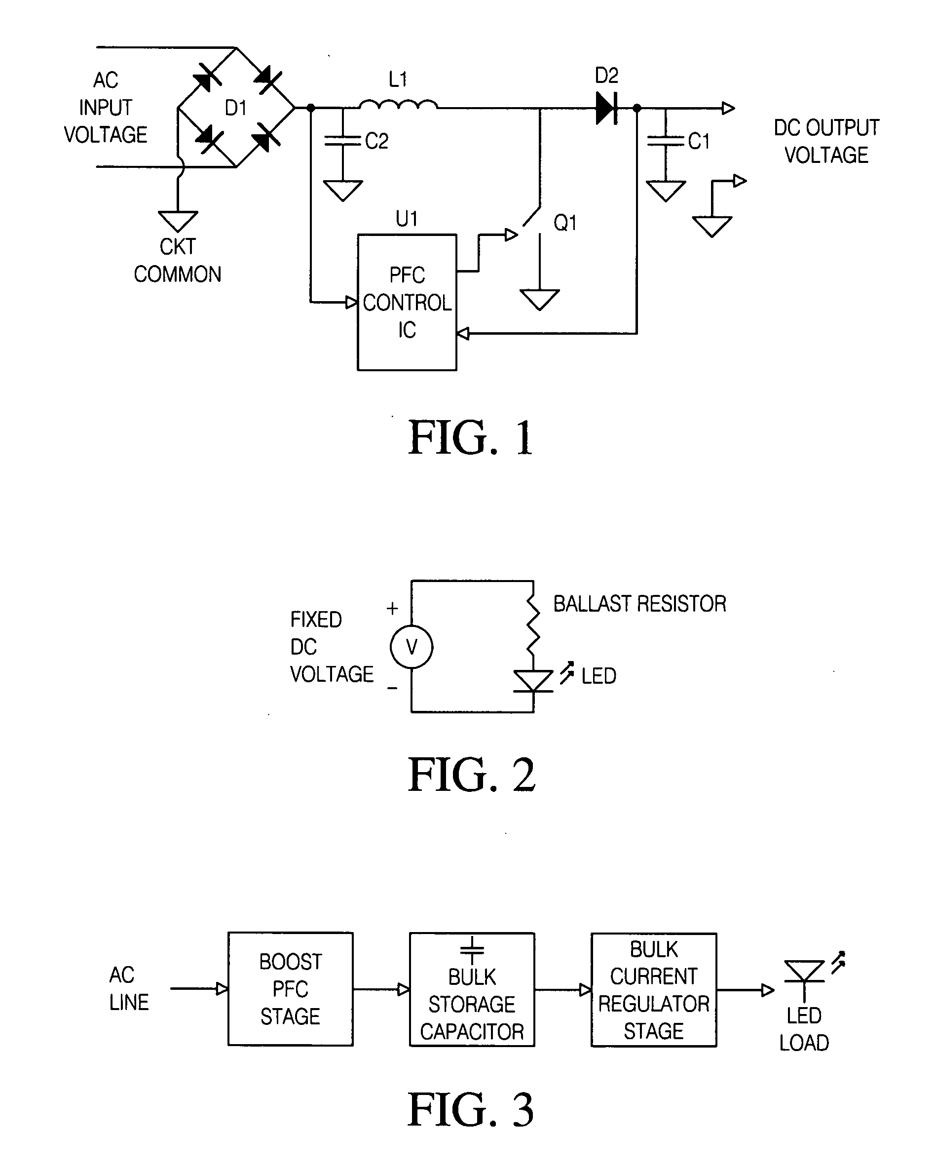 LED power supply with options for dimming
