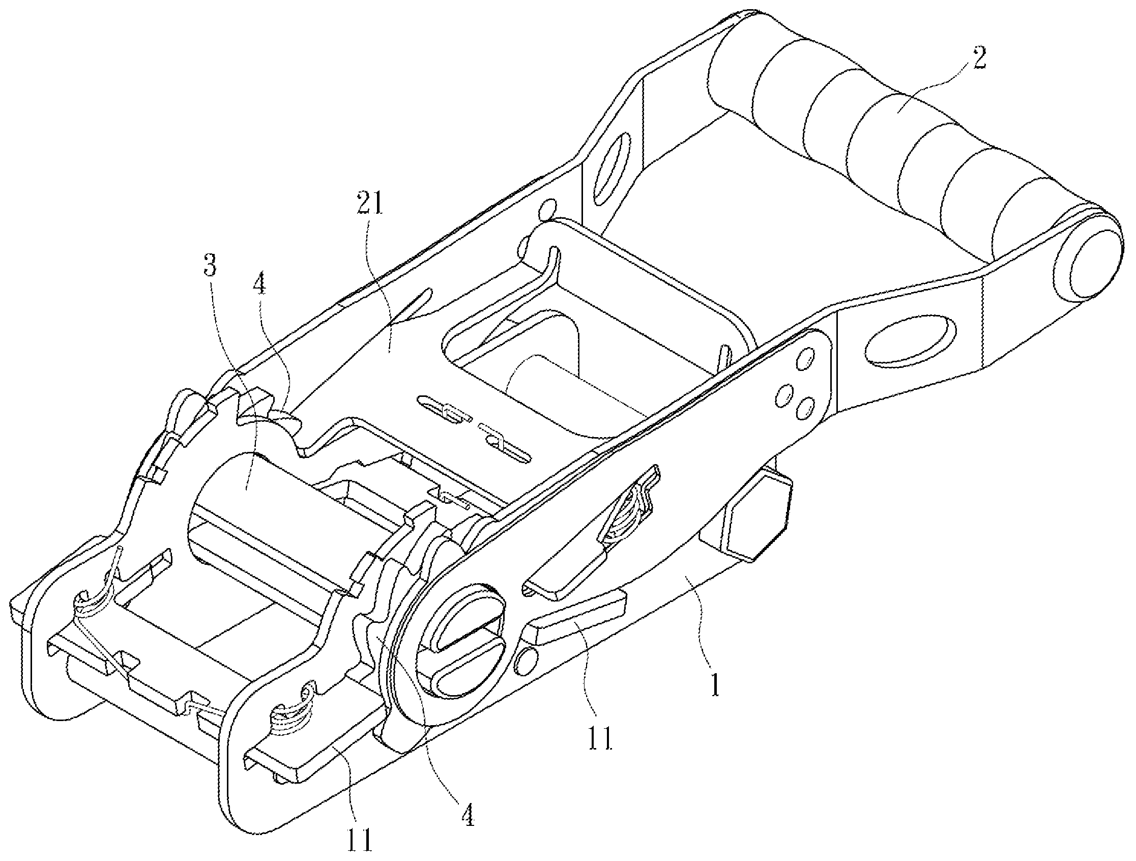 Hand puller with a structure of double stopping plates