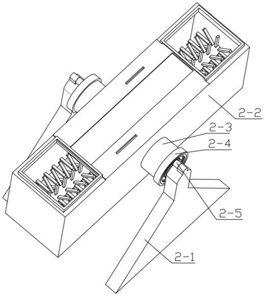 Forage processing device for animal husbandry