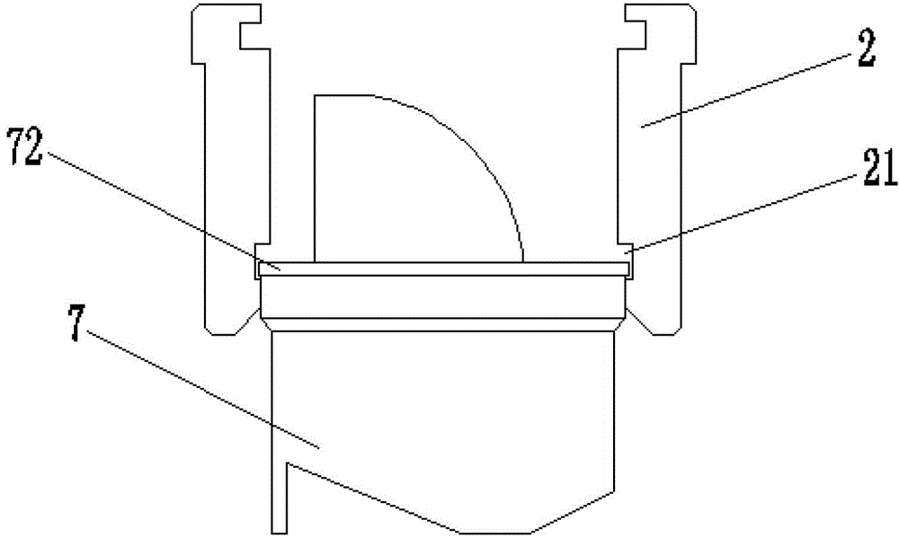 Directional capper for diversion tank cover