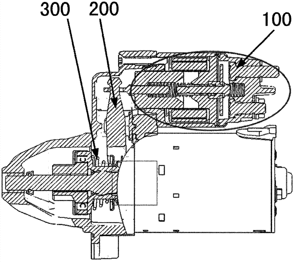 Starter electromagnetic switch and starter comprising the same