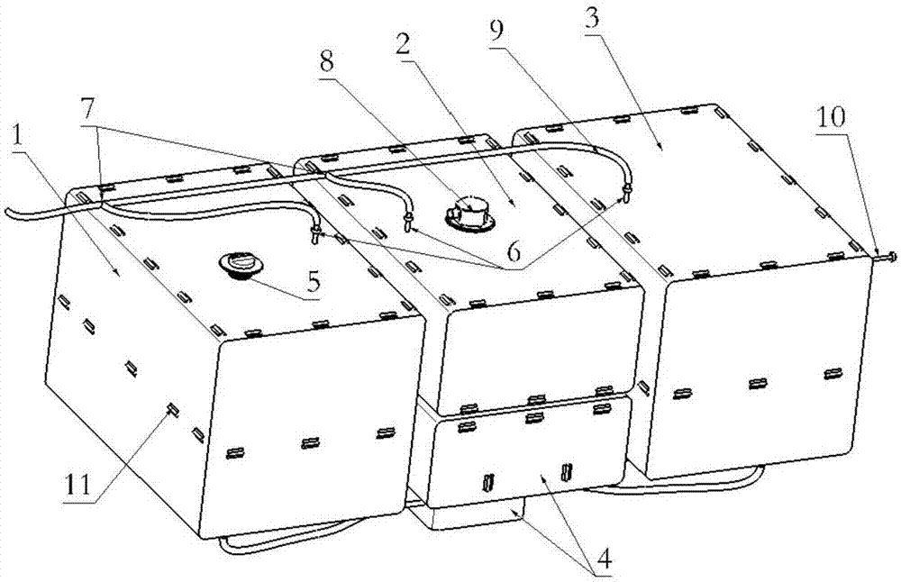 Oil tank for unmanned aerial vehicle