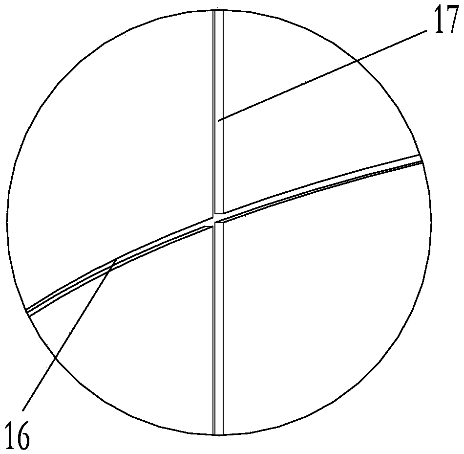 Filling technology capable of making slurry uniformly distributed between inner wall and outer wall of freezing shaft