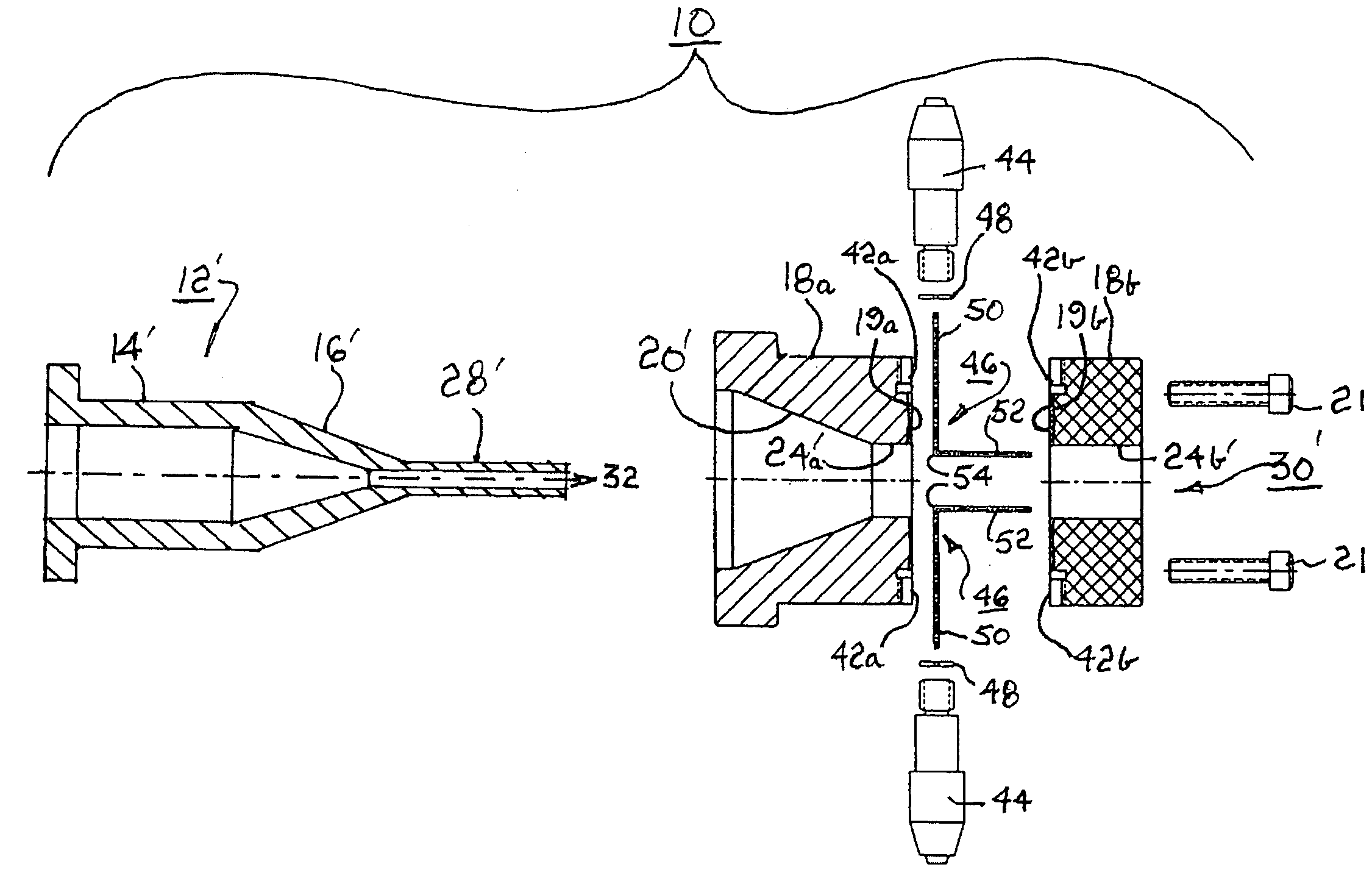 Method and apparatus for incorporating lumens into the wall of a tubular extrusion