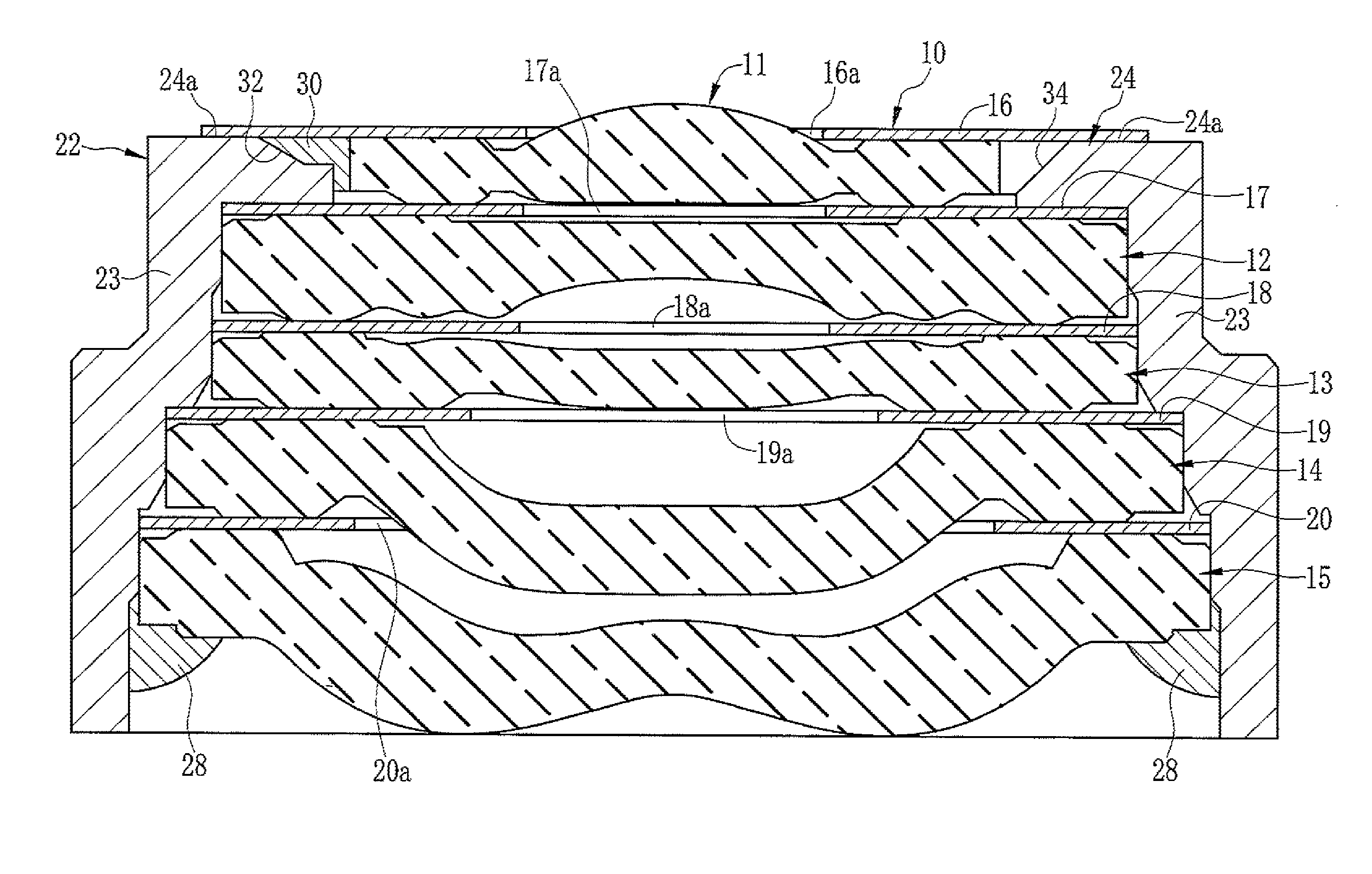 Lens unit and method for manufacturing the same