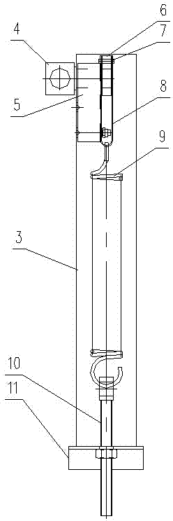 Balancing device enabling pot cover to be suspended freely