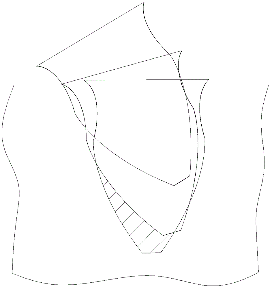 Gear shaping method based on equal cutting area