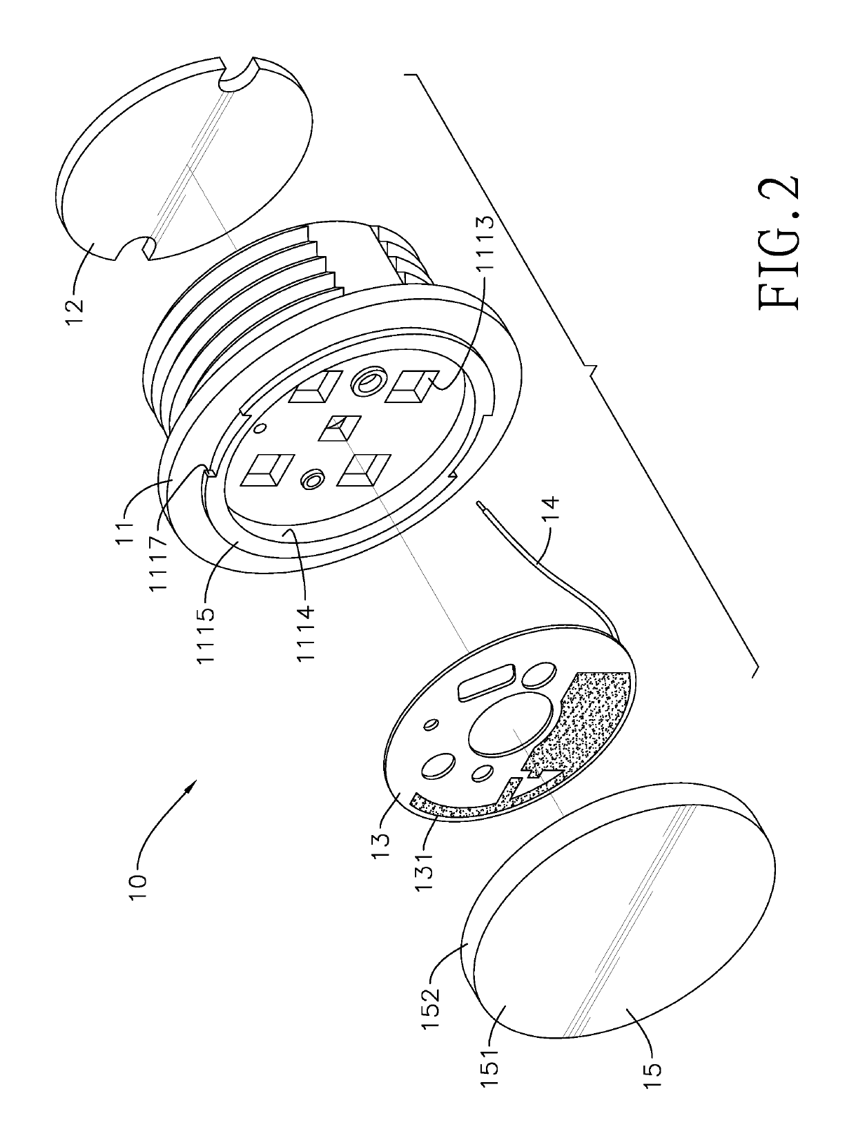 Sensor having separate antenna