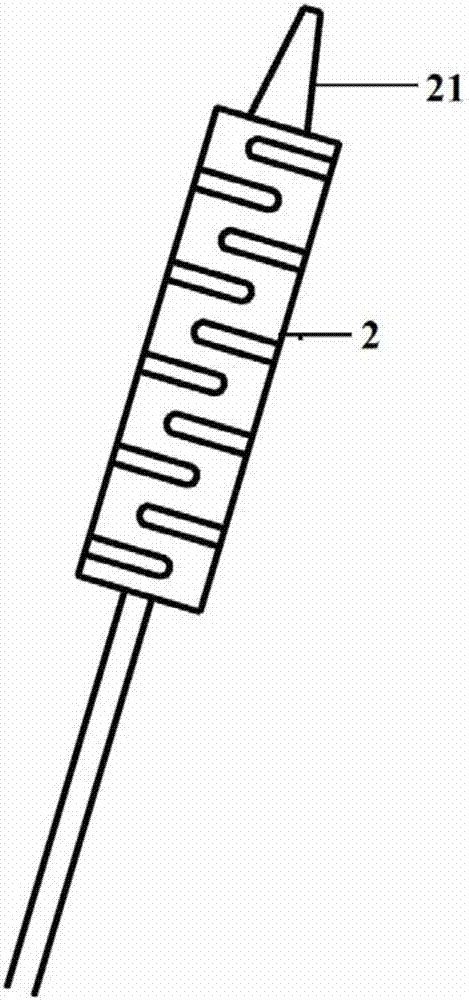 Self-expandable interventional valve and utilization method thereof