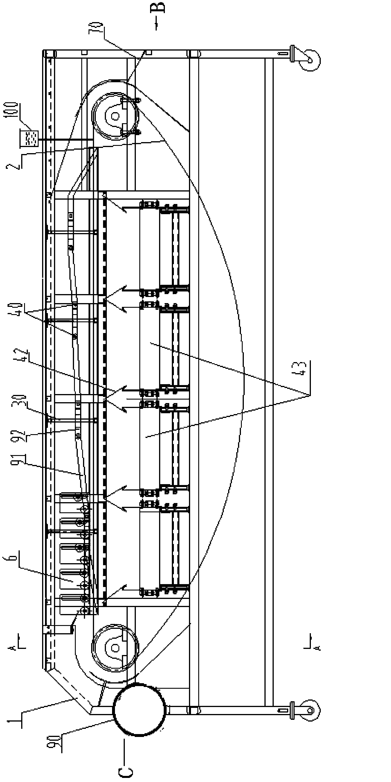 Diameter grading system for rhizome material