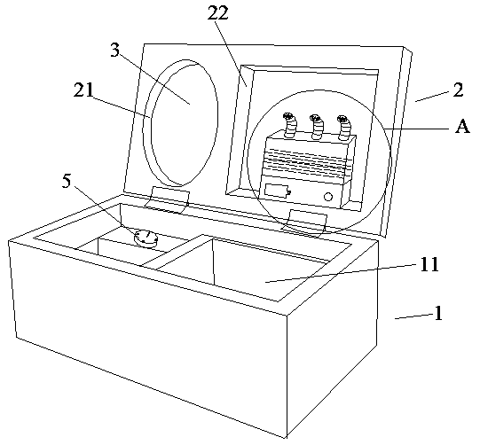 Novel dressing case