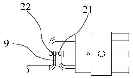 Non-contact proximity switch and valve position indicating system