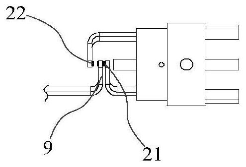 Non-contact proximity switch and valve position indicating system