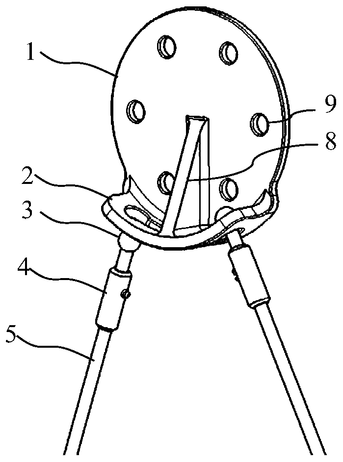 High-altitude rope release device and airship flying method in near space