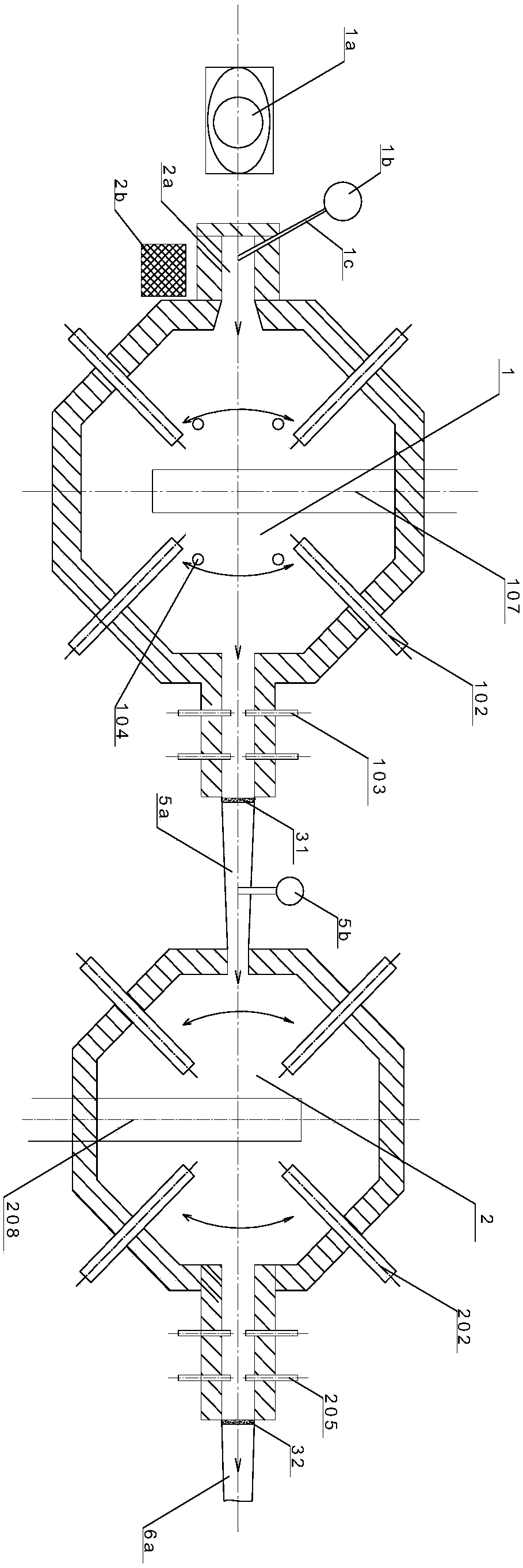 Industrial furnace and production process for composition adjustment of smelting slags