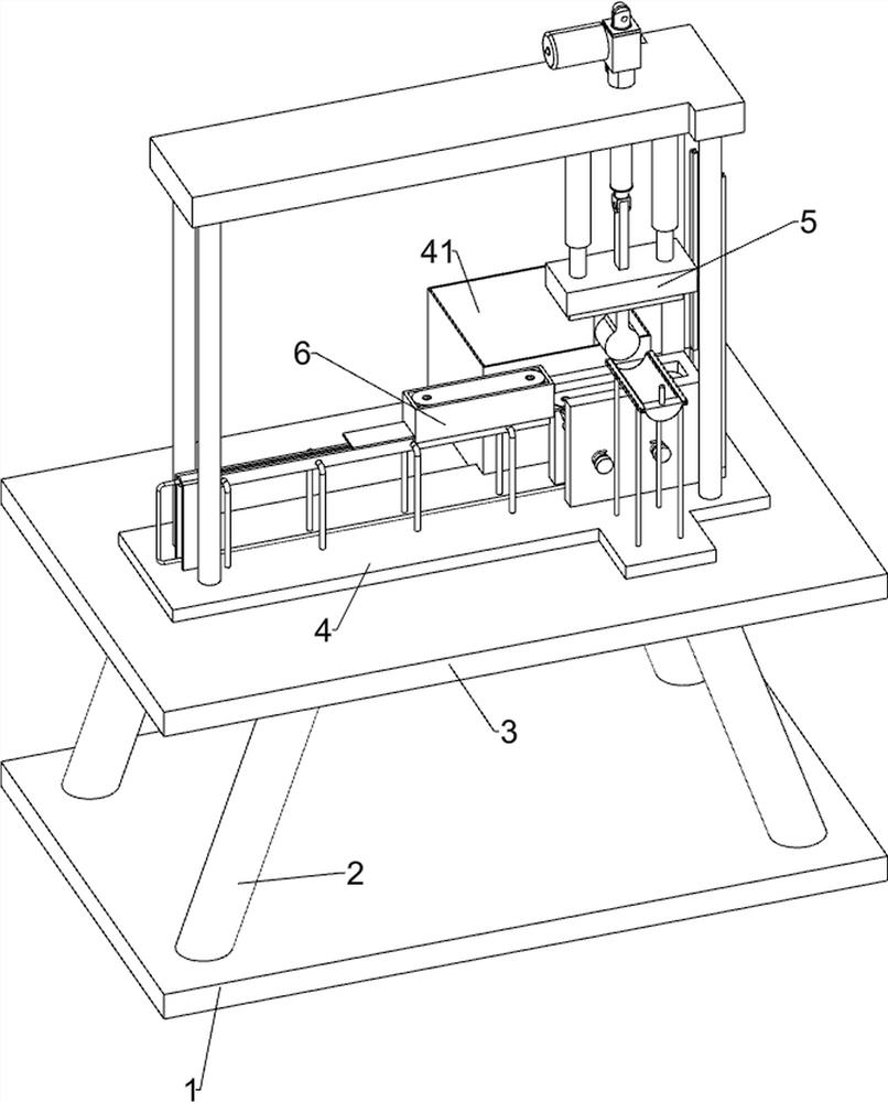 Hoop stamping forming device