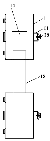 Steel pipe connector for electric tricycle