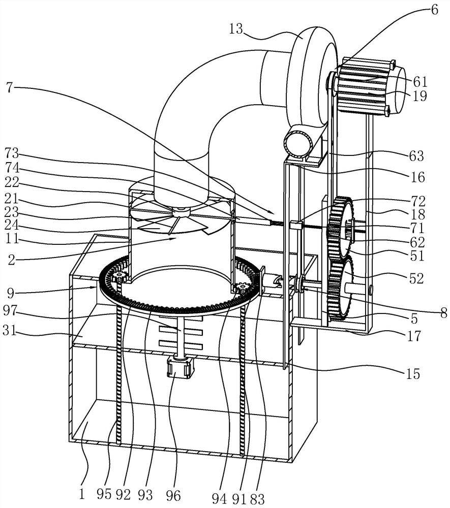 Sodium bicarbonate feeding device