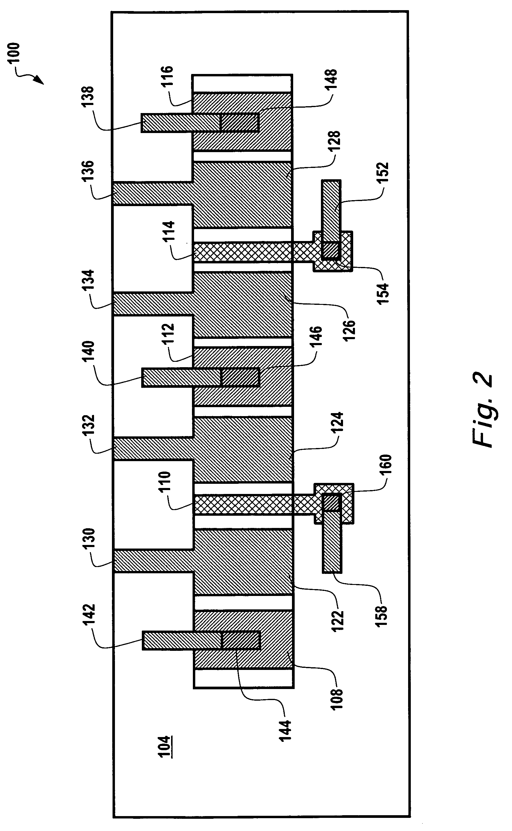 Vertical hall effect device