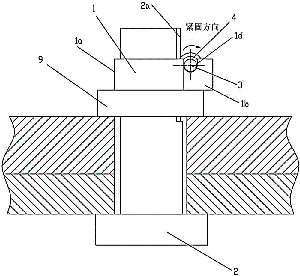 Lateral fastening device in tooth meshing for tin bath bottom brick