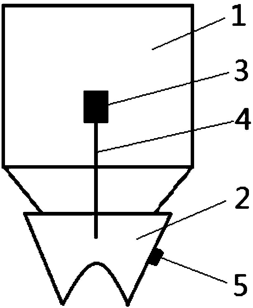 Material stopping device for pipe pile concrete pouring