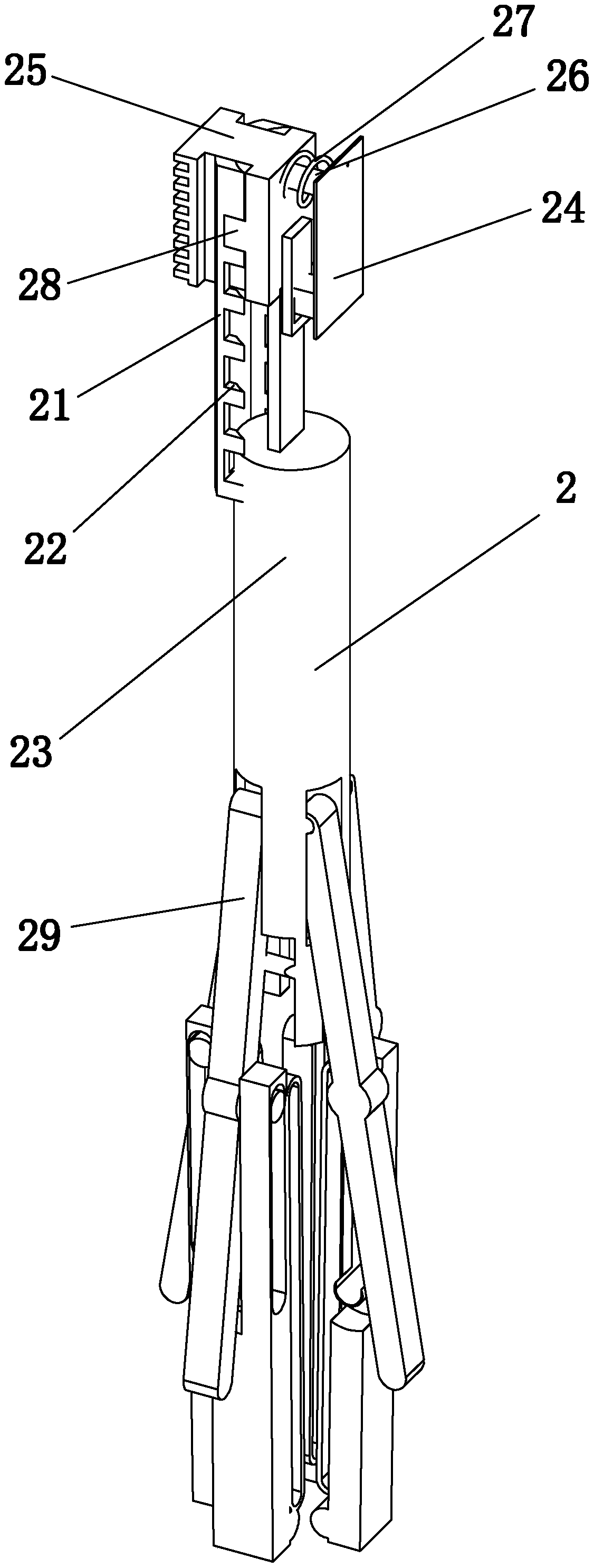 Billiard cue capable of being automatically unfolded and supported