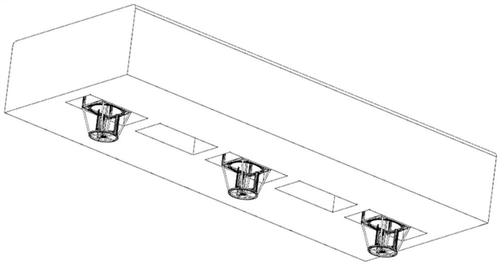 Ocean current power generation device based on floating breakwater and installation method of ocean current power generation device