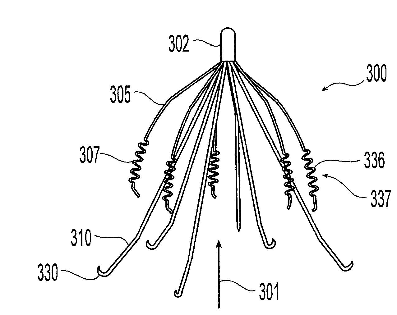 Inferior vena cava filter with stability features
