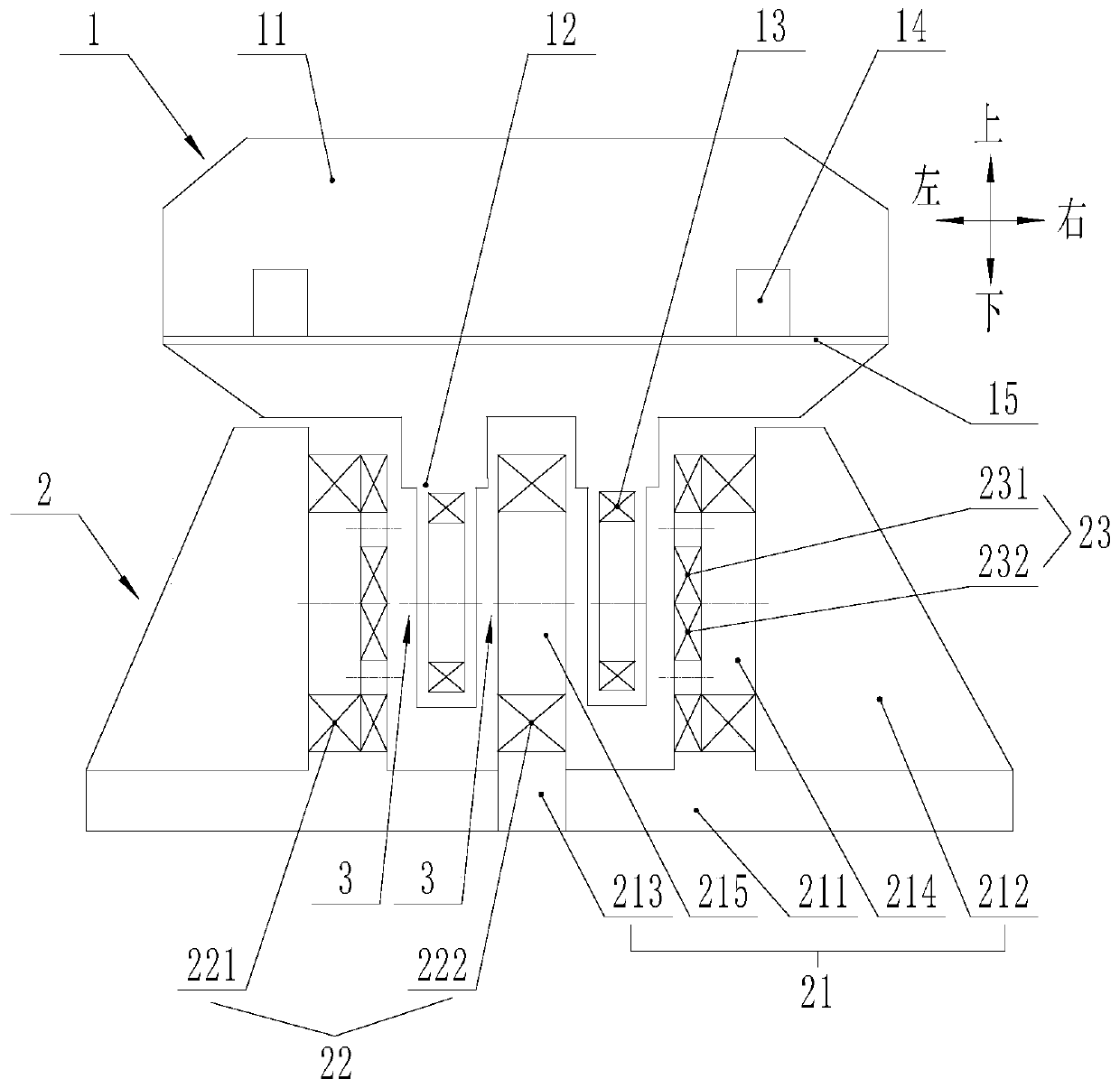 High-acceleration high-stability high-temperature superconducting maglev vehicle system