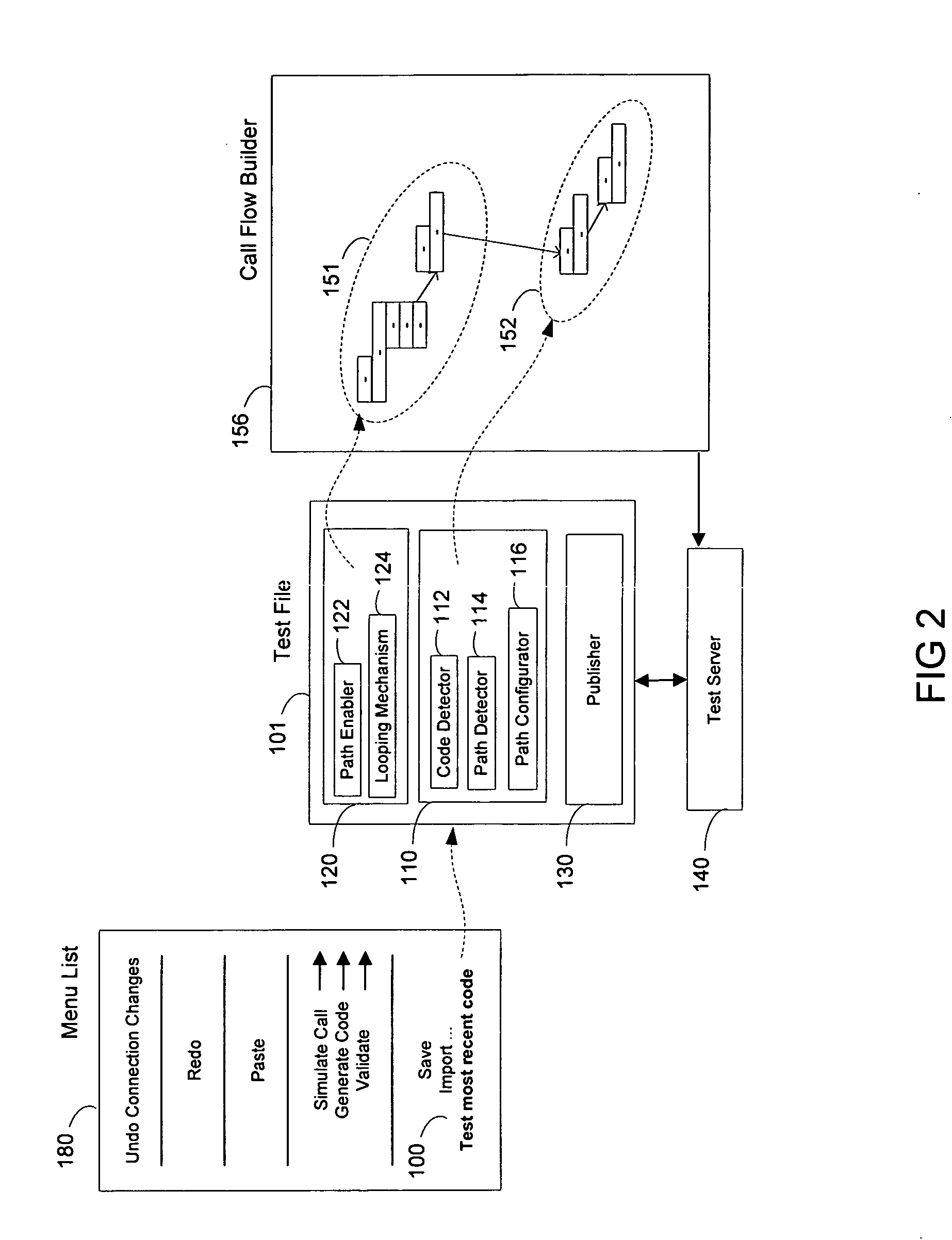 Method and system for testing sections of large speech applications