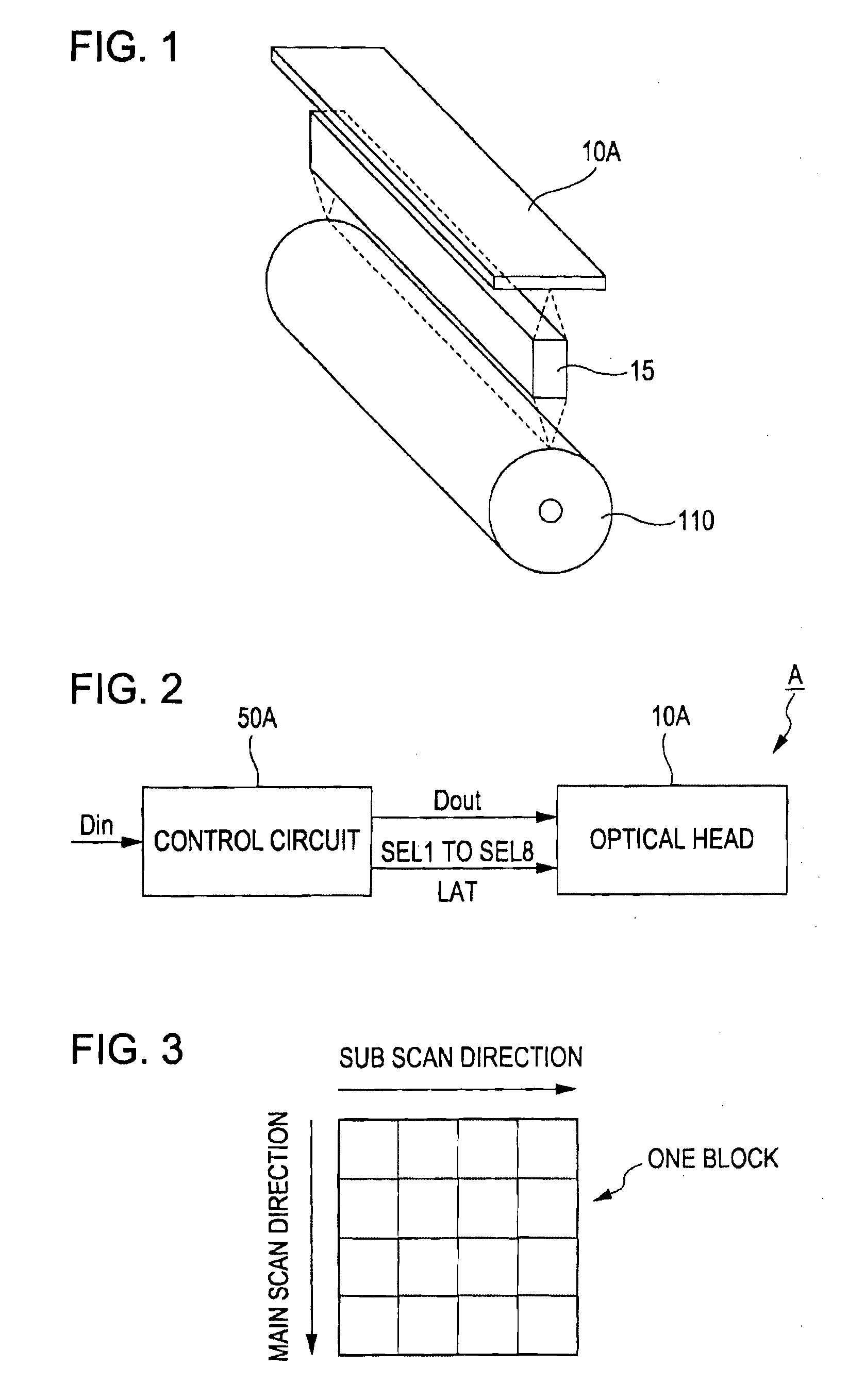 Optical head, exposure apparatus and image forming apparatus