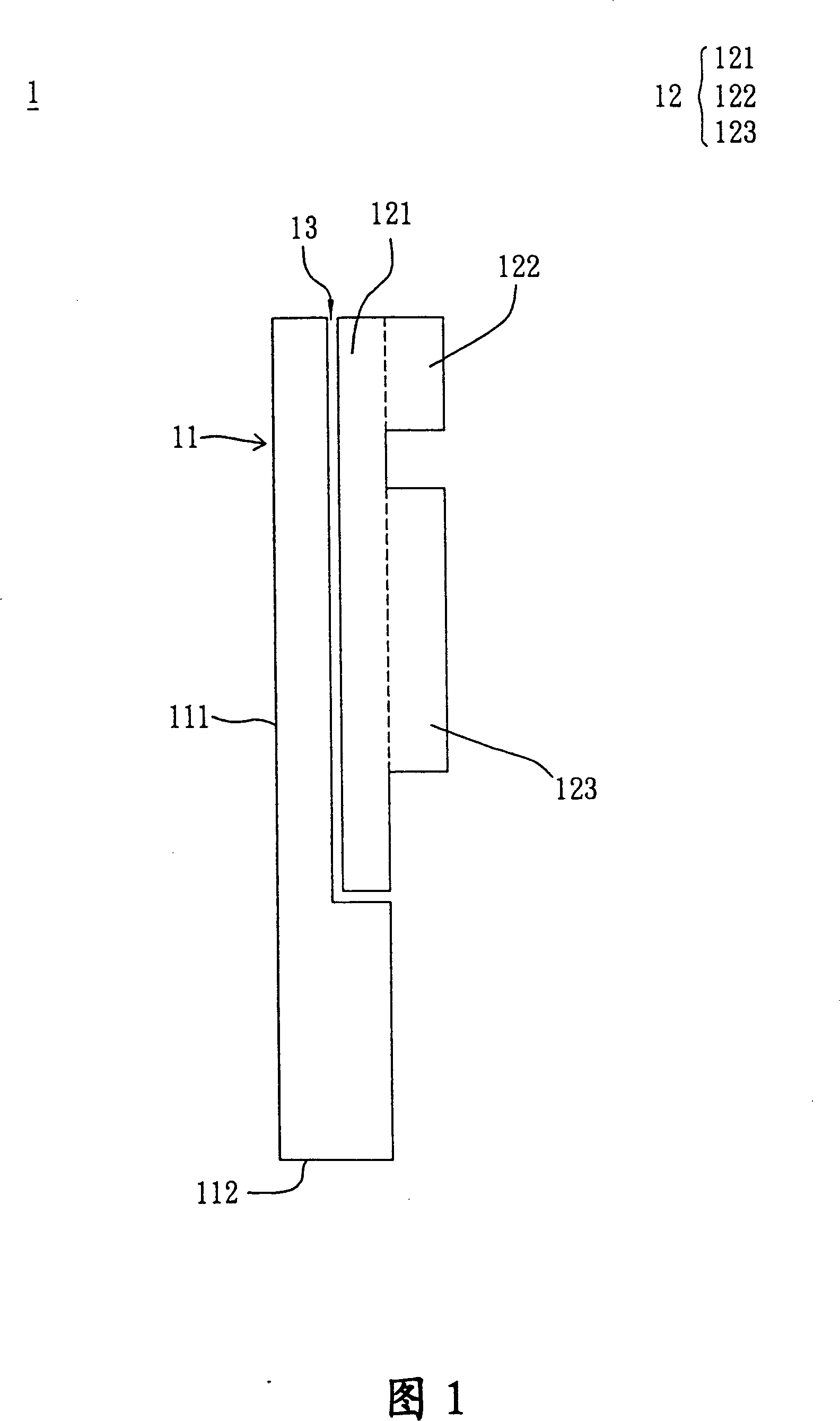 Double-frequency reversed F-typed antenna