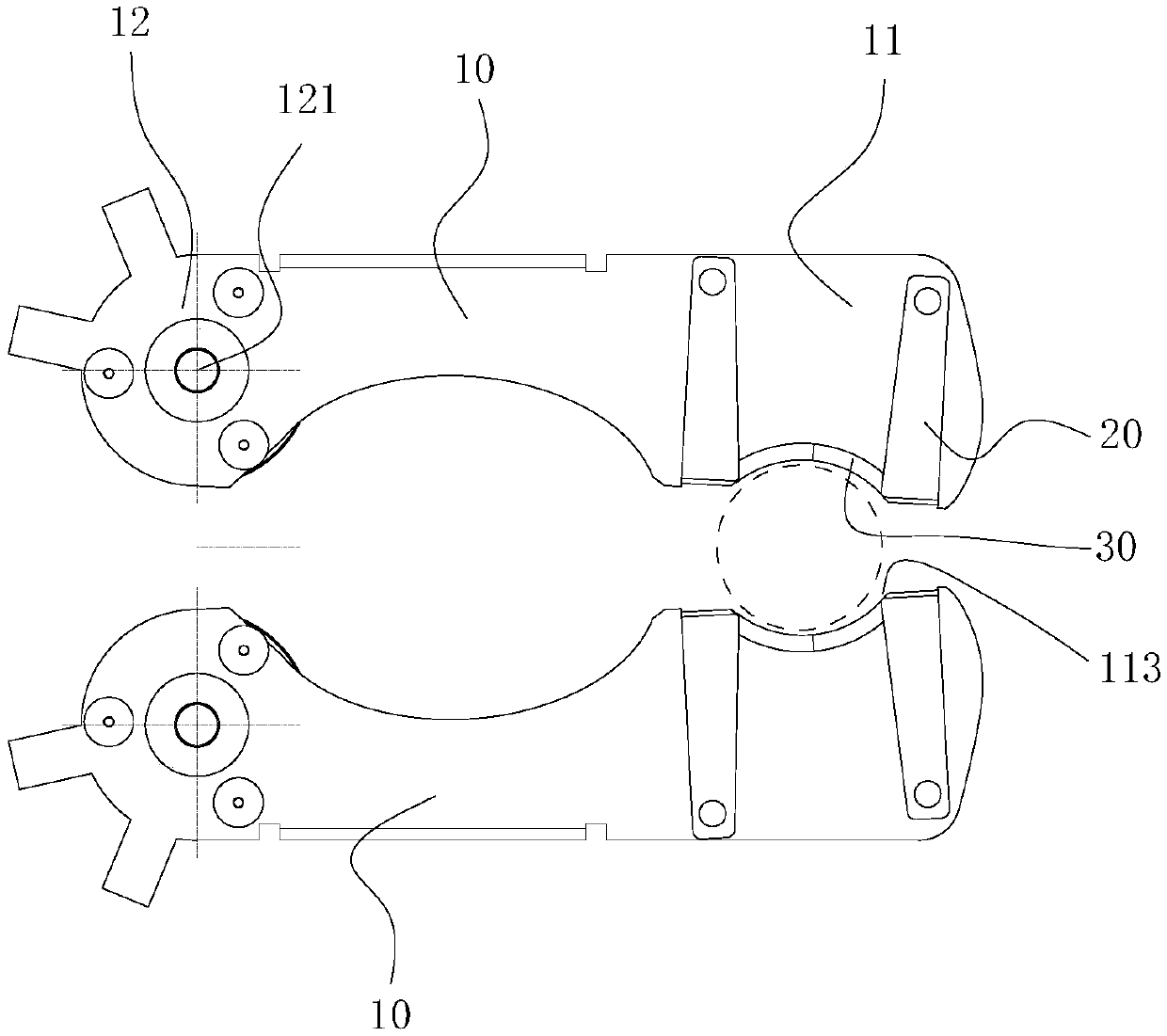 Lamp stroboscopic dimming device and using method thereof