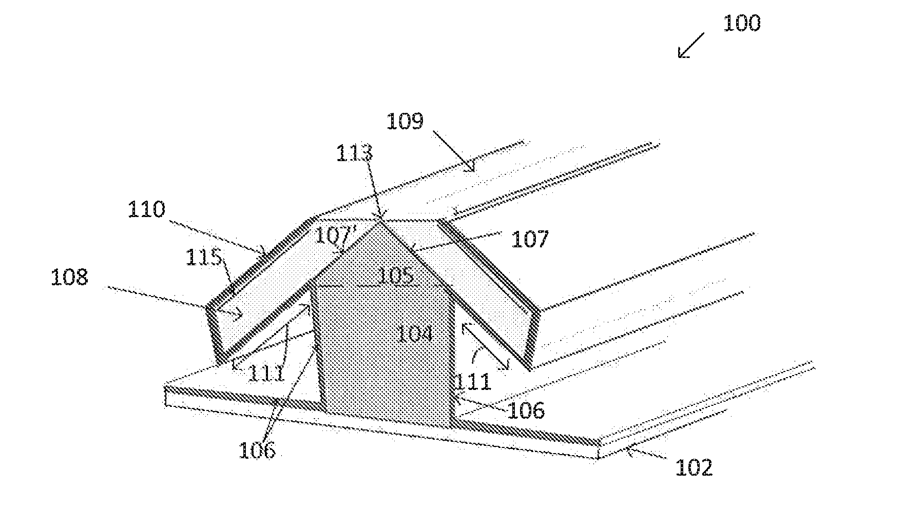 Forming iii-v device structures on (111) planes of silicon fins