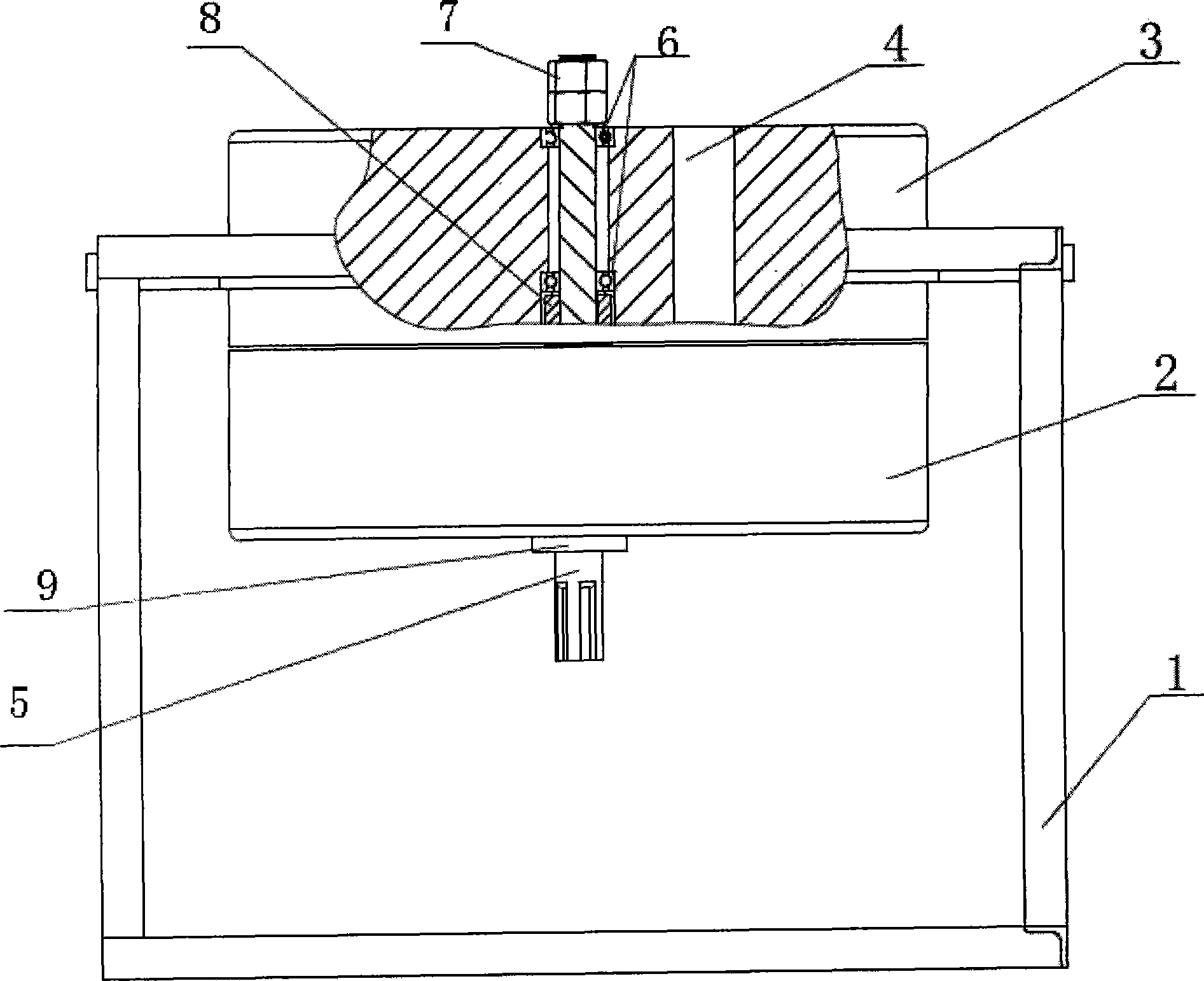 Vertical mechanical stone mill