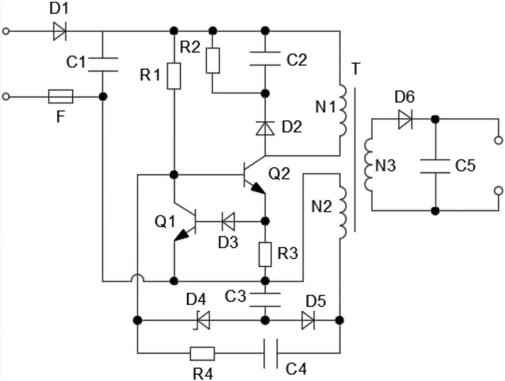 Safe and reliable mobile phone charger processing circuit