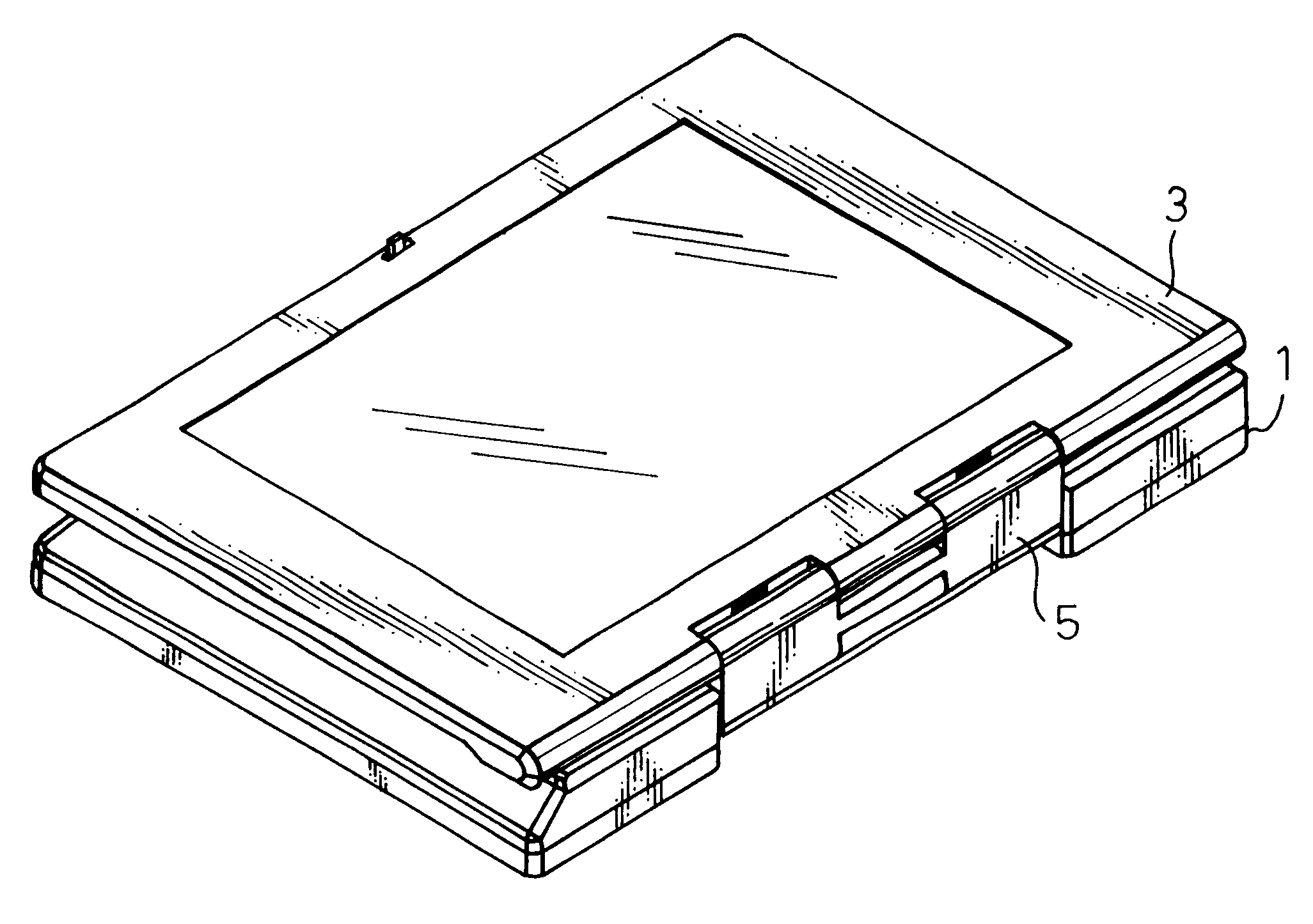 Small-sized portable information processing apparatus