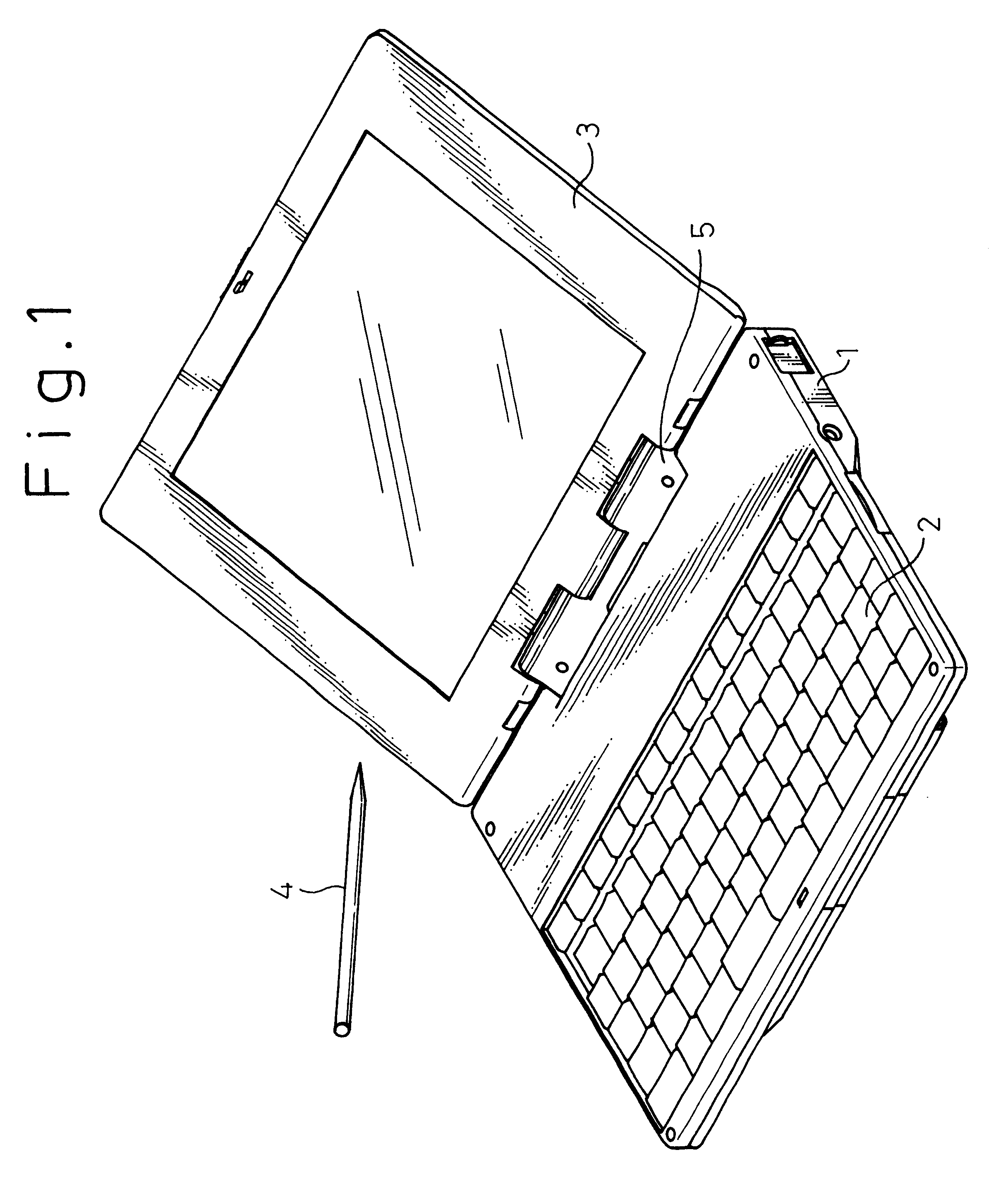 Small-sized portable information processing apparatus