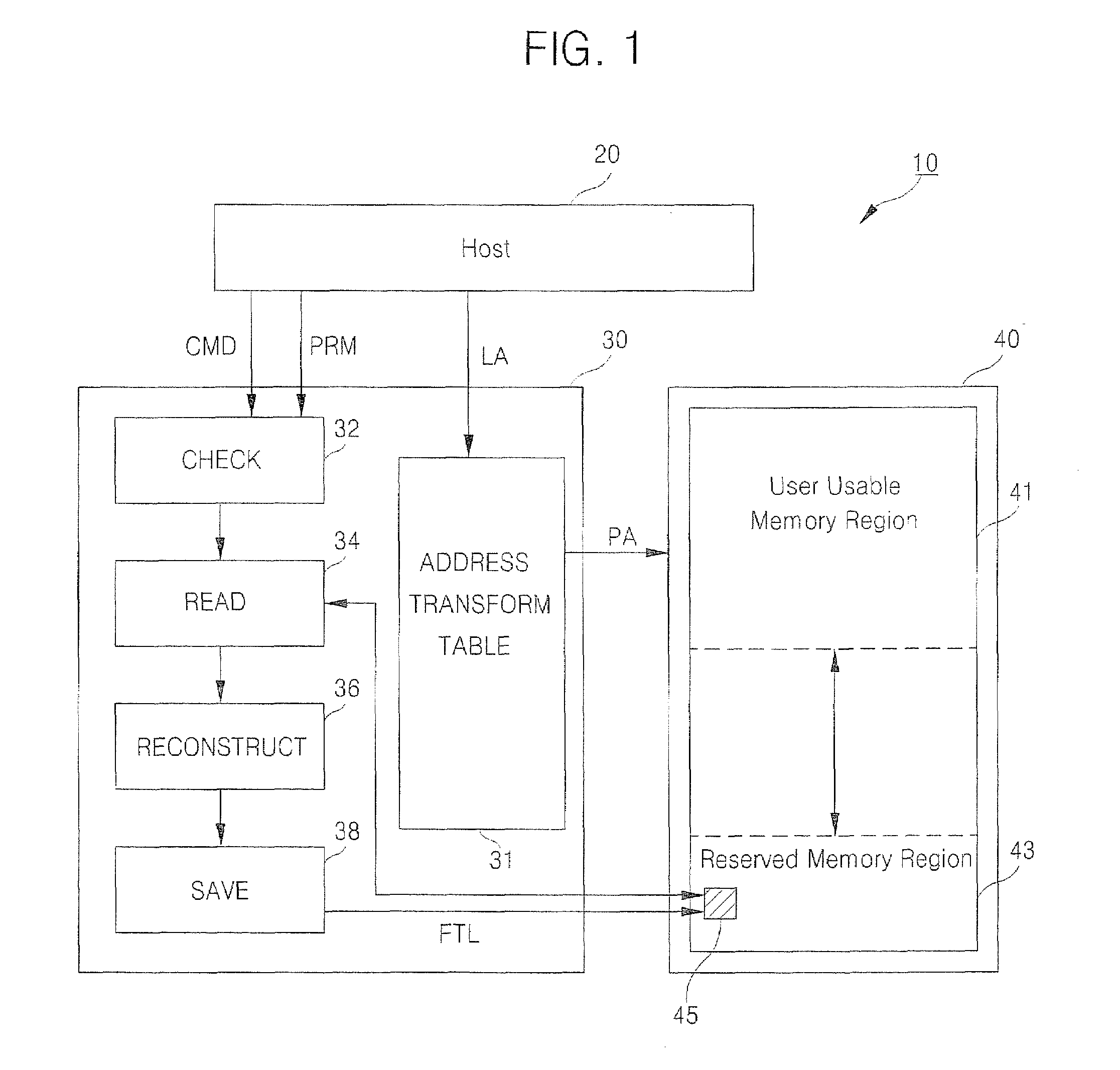 Methods and Apparatus for Reallocating Addressable Spaces Within Memory Devices