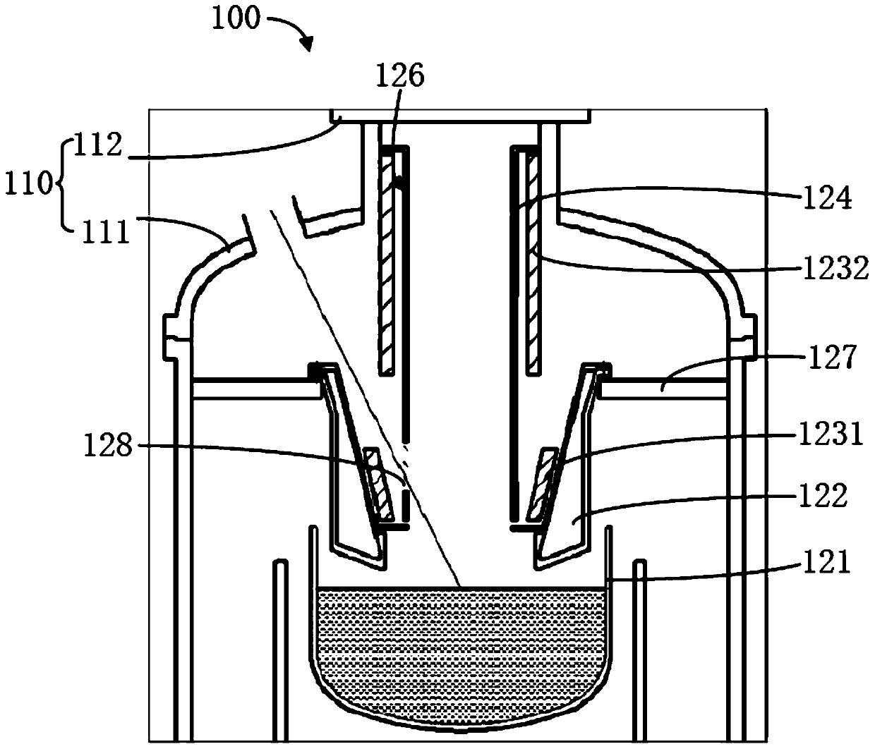 Hot field for single crystal furnace and single crystal furnace