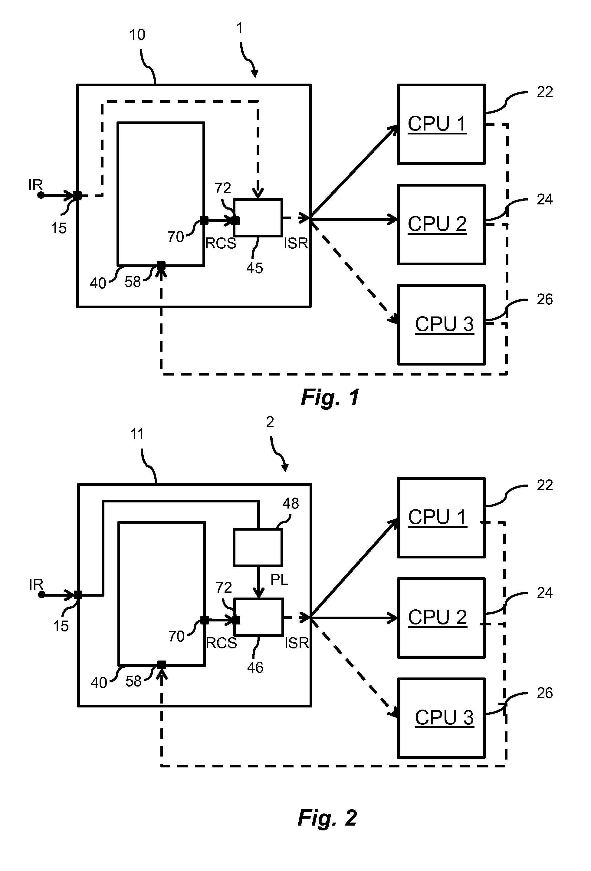 Interrupt controller and a method of controlling processing of interrupt requests by a plurality of processing units